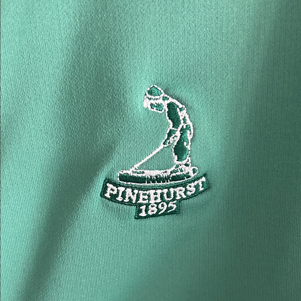 Peter Millar Teal Katy Jacket Large Pinehurst Logo - image 3